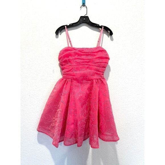 AJE Evangeline Cornelli Mini Dress pink AU8/US4 - Picture 8 of 11